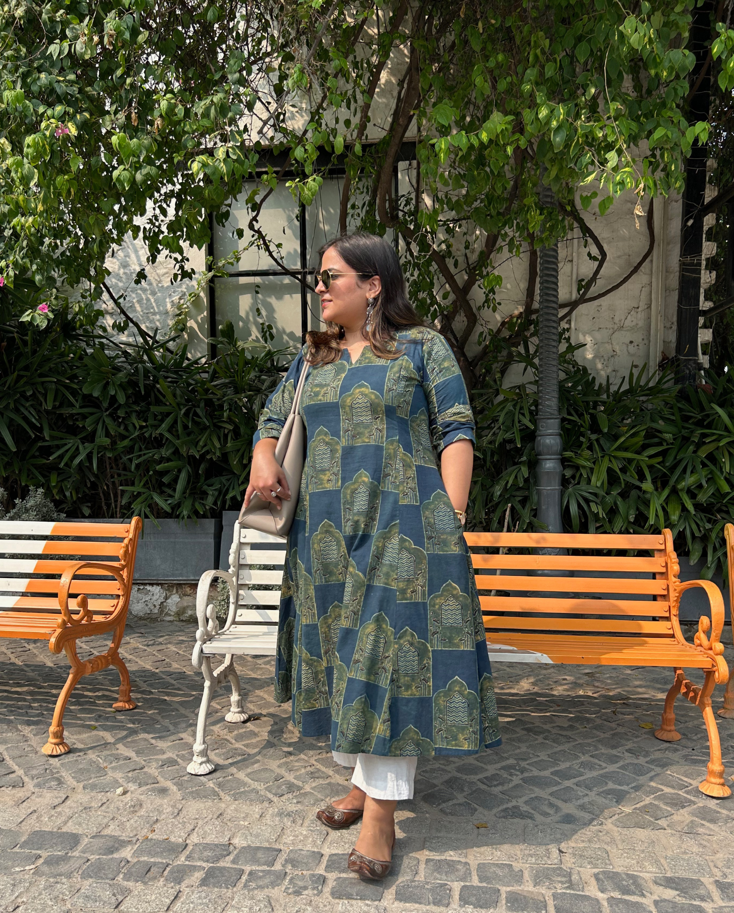 Neelima (नीलिमा) Ajrakh Kurta
