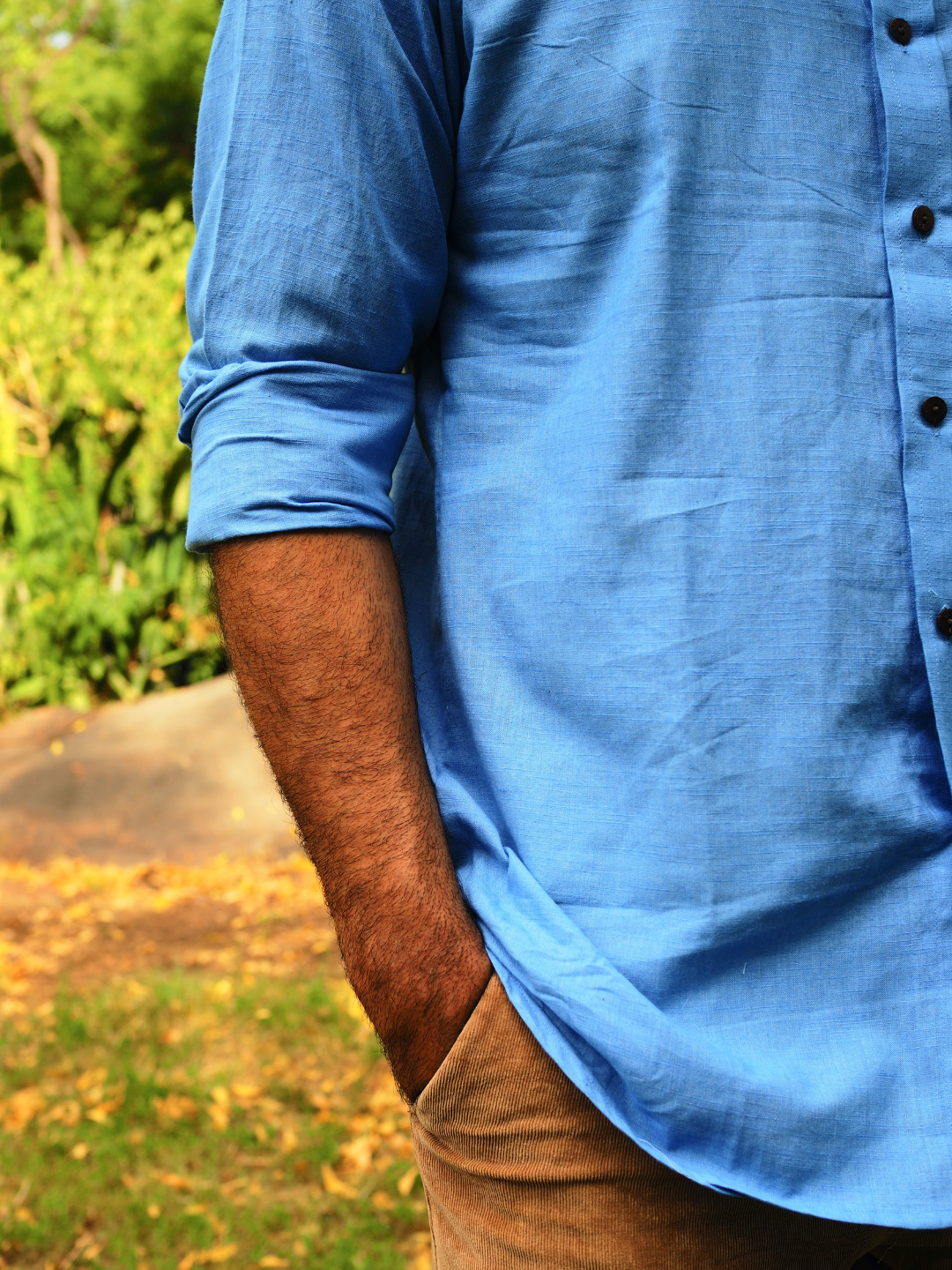 Azure Essence Handloom Shirt