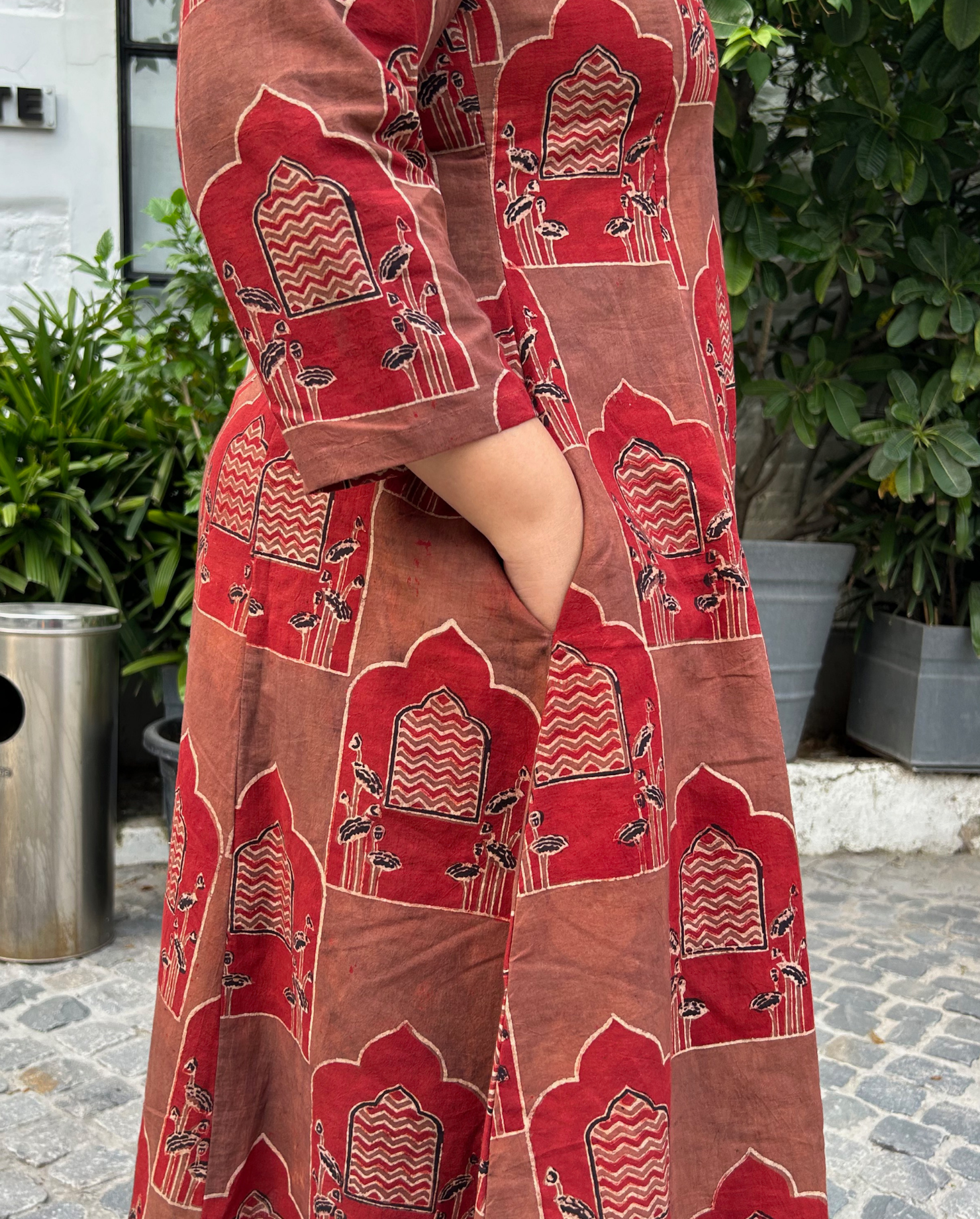 Pankhuri (पंखुरी) Ajrakh Kurta