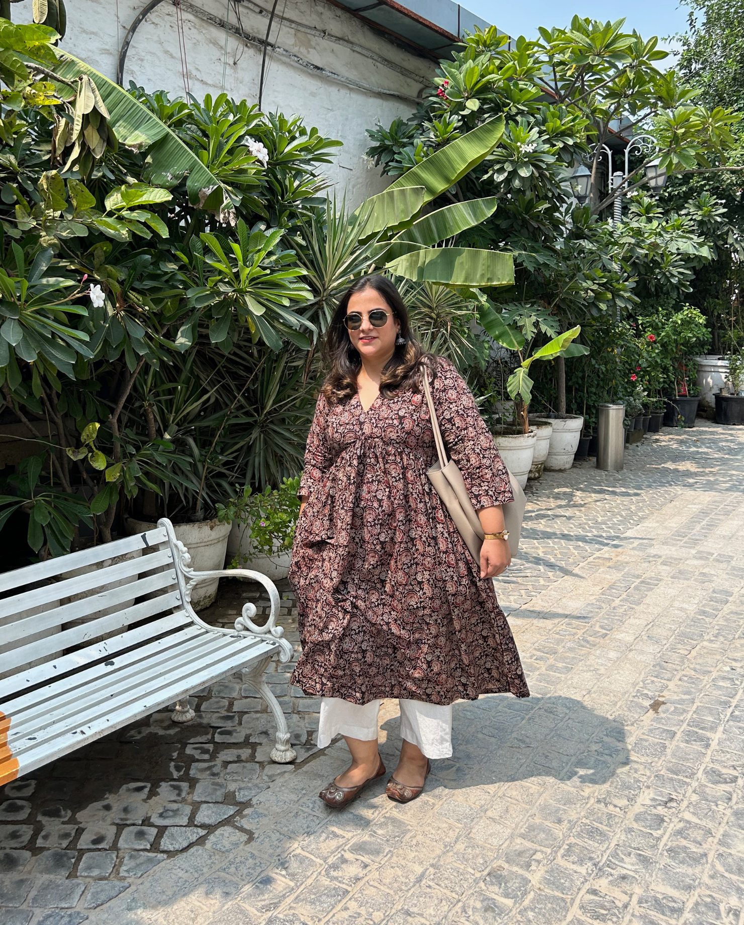 Madhavi (माधवी) Ajrakh Kurta