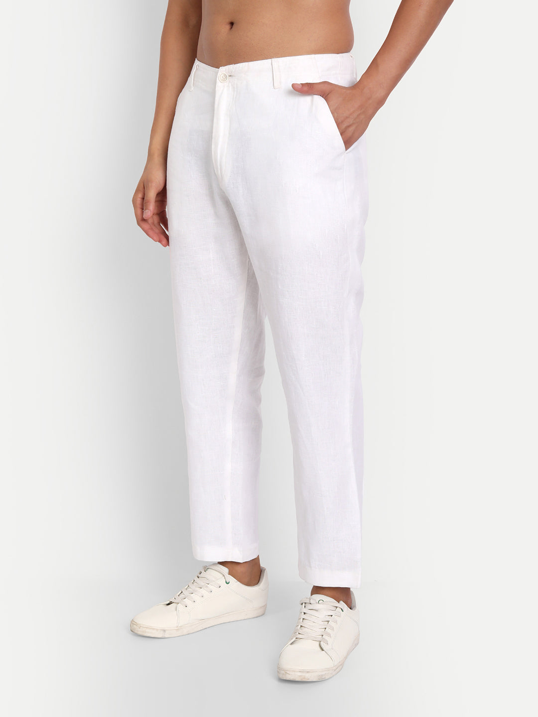 White Linen Pants