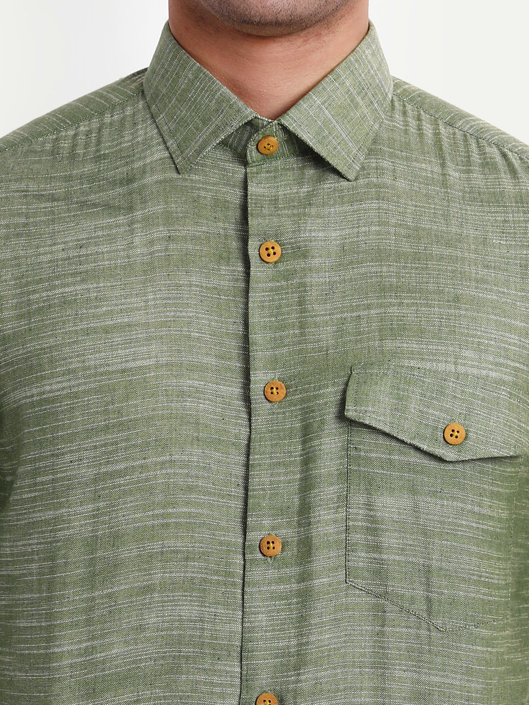 Khaddar Mint Green Shirt