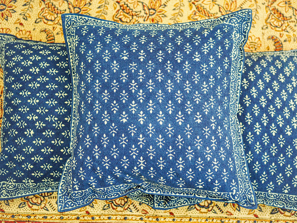 Indigo Print Cushion Cover