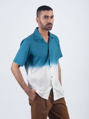 Oceanic Teal Ombre Shirt