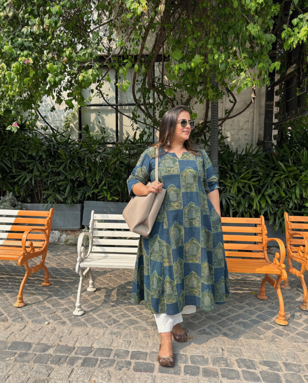 Neelima (नीलिमा) Ajrakh Kurta