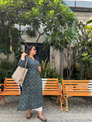 Indrani (इंद्राणी) Ajrakh Kurta