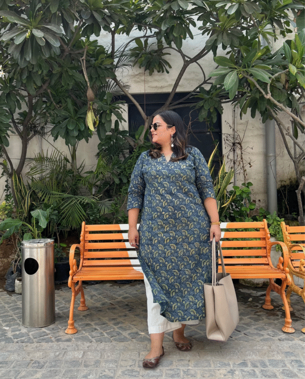 Indrani (इंद्राणी) Ajrakh Kurta