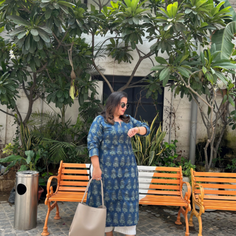 Aparajita (अपराजिता) Ajrakh Kurta