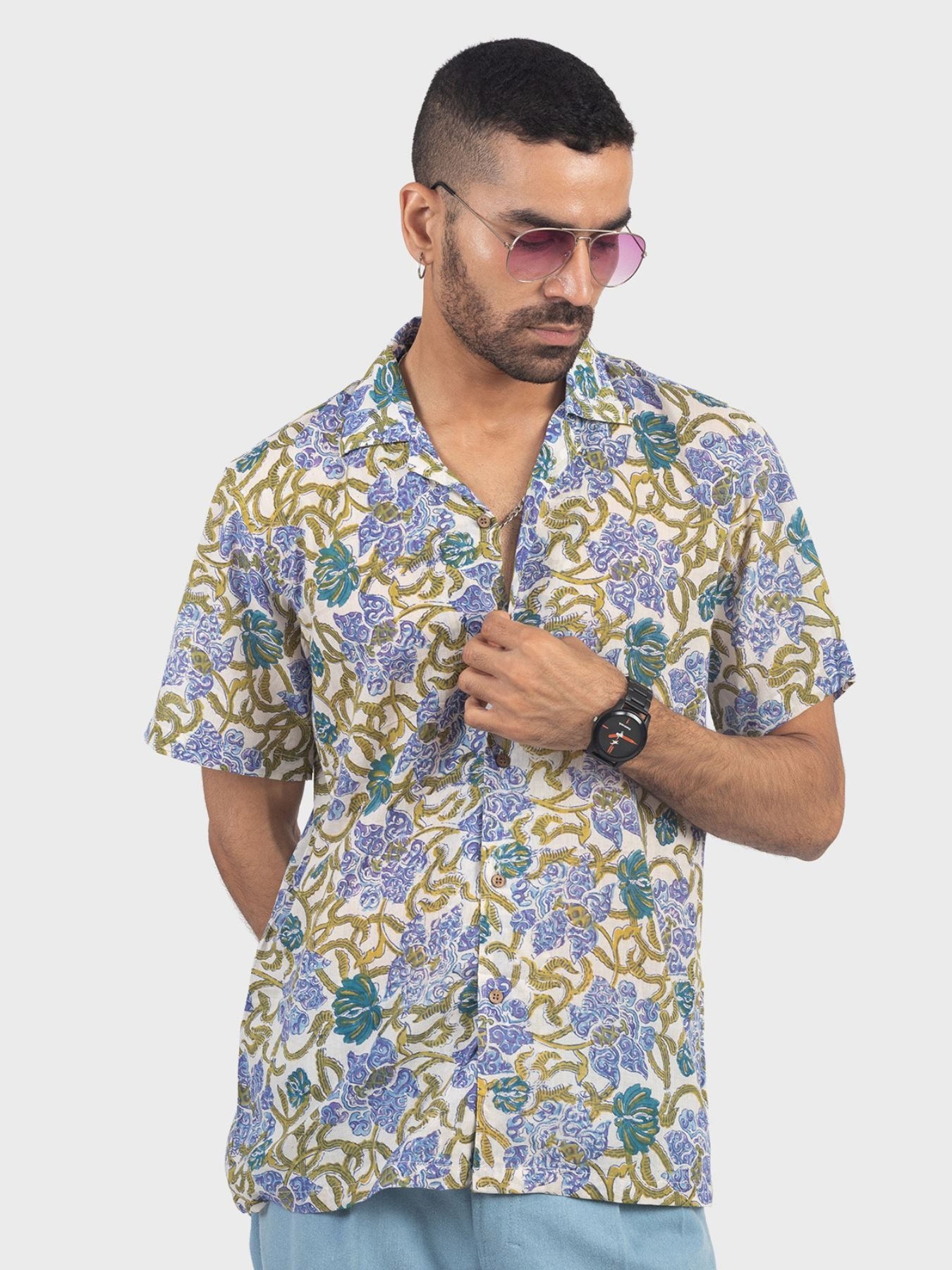 Floral Mosaic Shirt