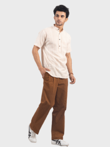 Scarlet Stitch Handloom Short Kurta