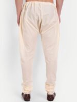 Beige khadi Cotton Churidar Pyjama