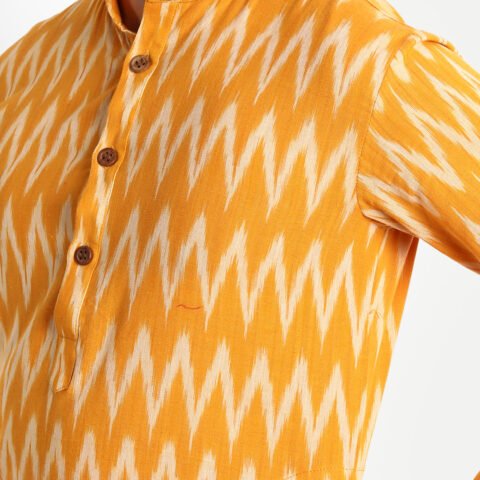 Aashima-Wahal-Yellow-Ikkat-Handwoven-Cotton-Kurta-5