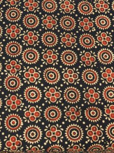 Gulmohar Ajrak Print Cotton Dupatta