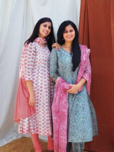 Peach and White Shibbori Cotton Dupatta Women