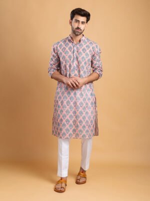 Rosy Floral Dream Kurta