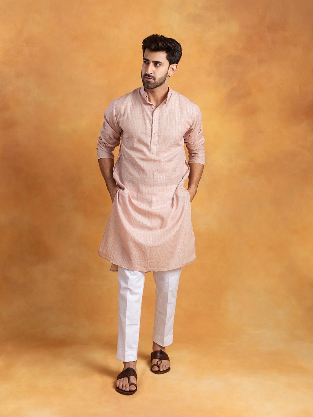 Dusty Rose Gleam Kurta