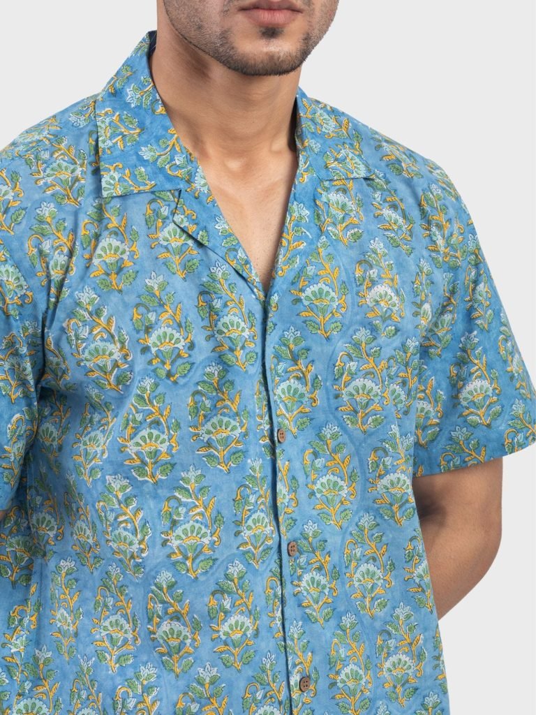 Blue Bloom Shirt — photograph 3