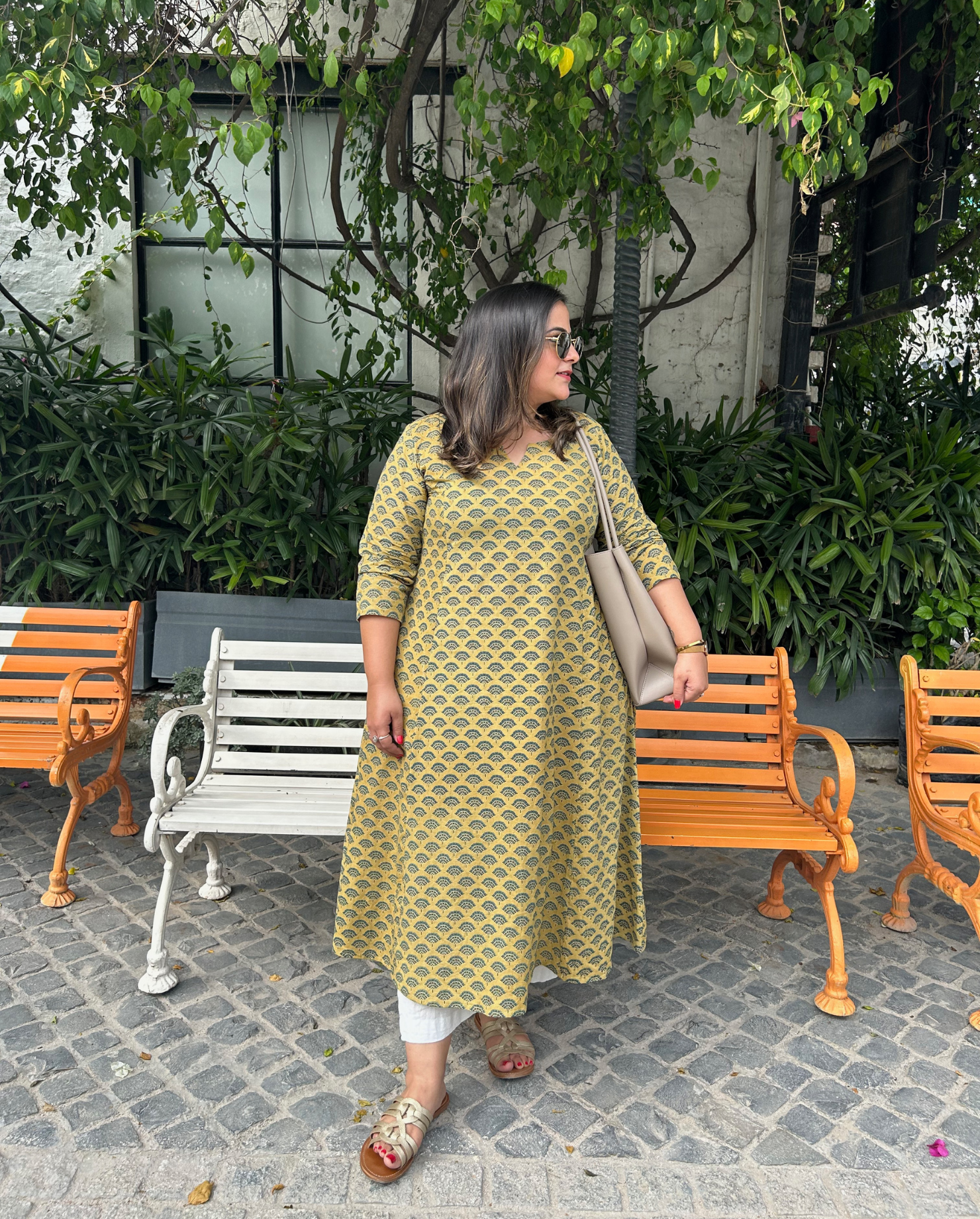 Kanak (कनक) Ajrakh Kurta