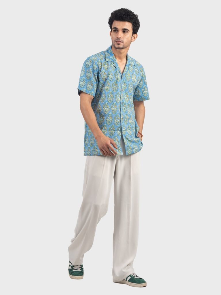 Alternative view of Blue Bloom Shirt