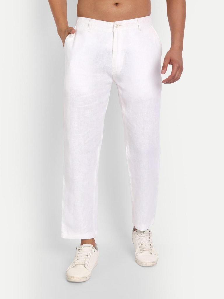 White Linen Pants