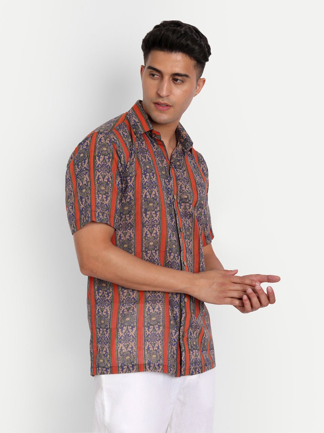 Alternative view of Fig Cotton Shirt
