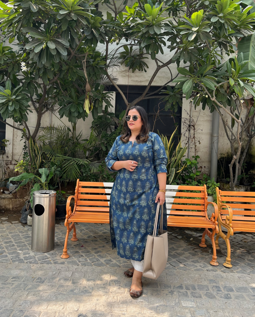 Aparajita (अपराजिता) Ajrakh Kurta — photograph 4