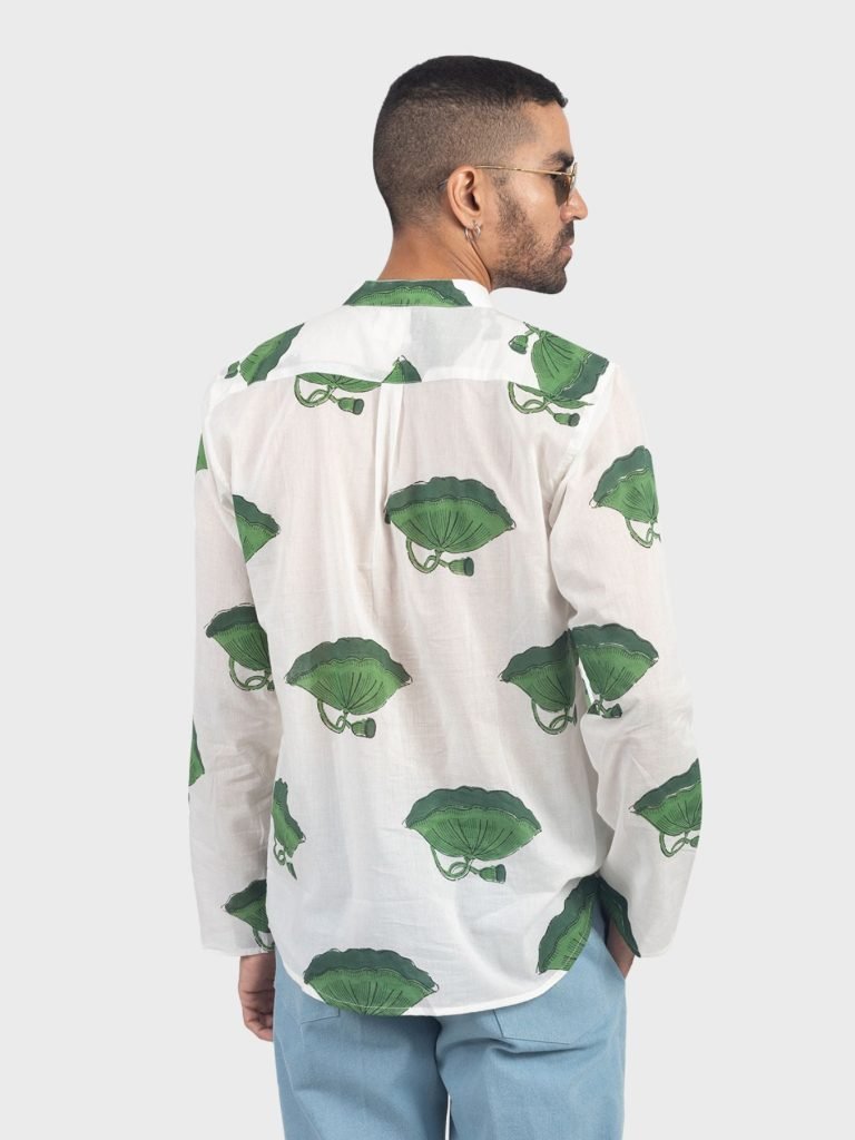 Emerald Lotus Kurta — photograph 4