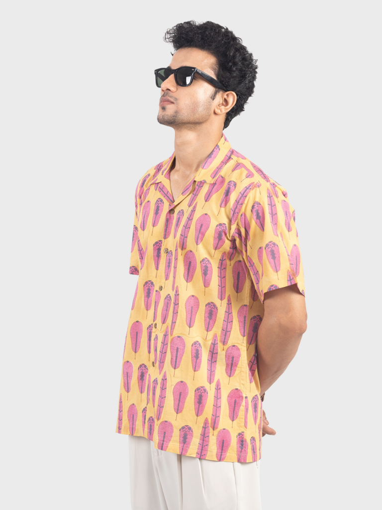 Pink Feather Shirt