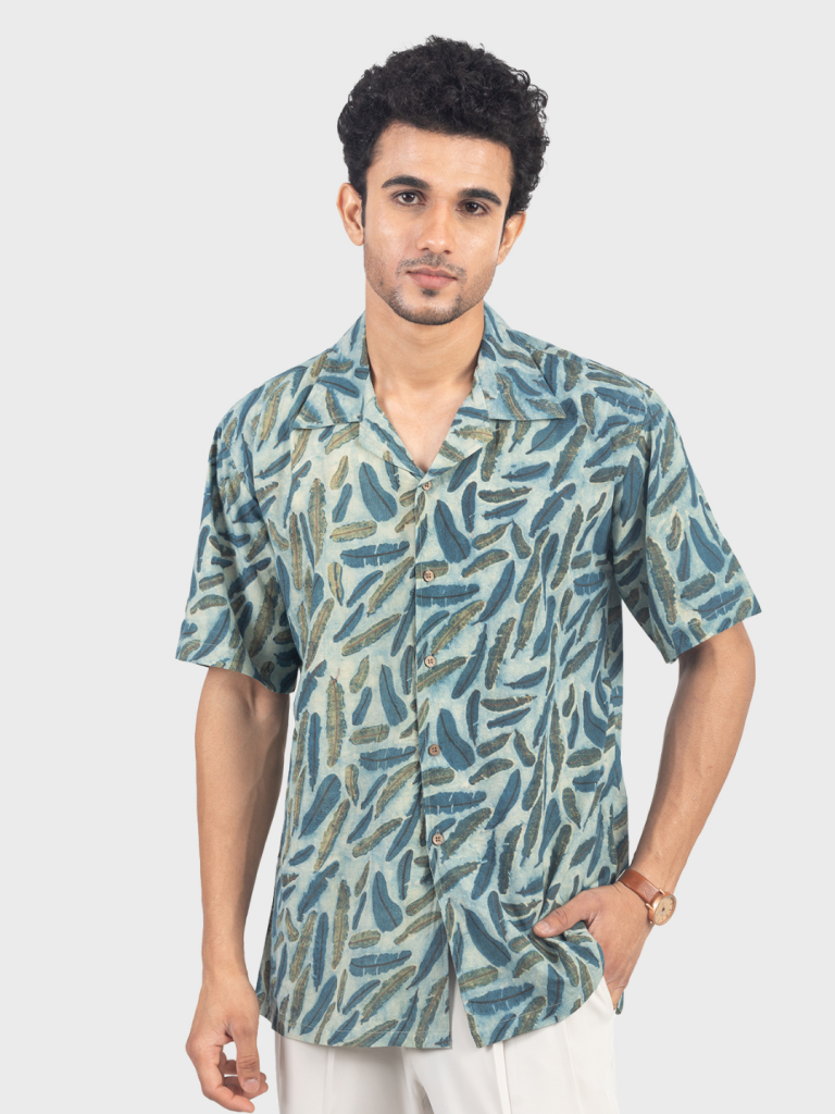 Blue Feather Shirt — photograph 6