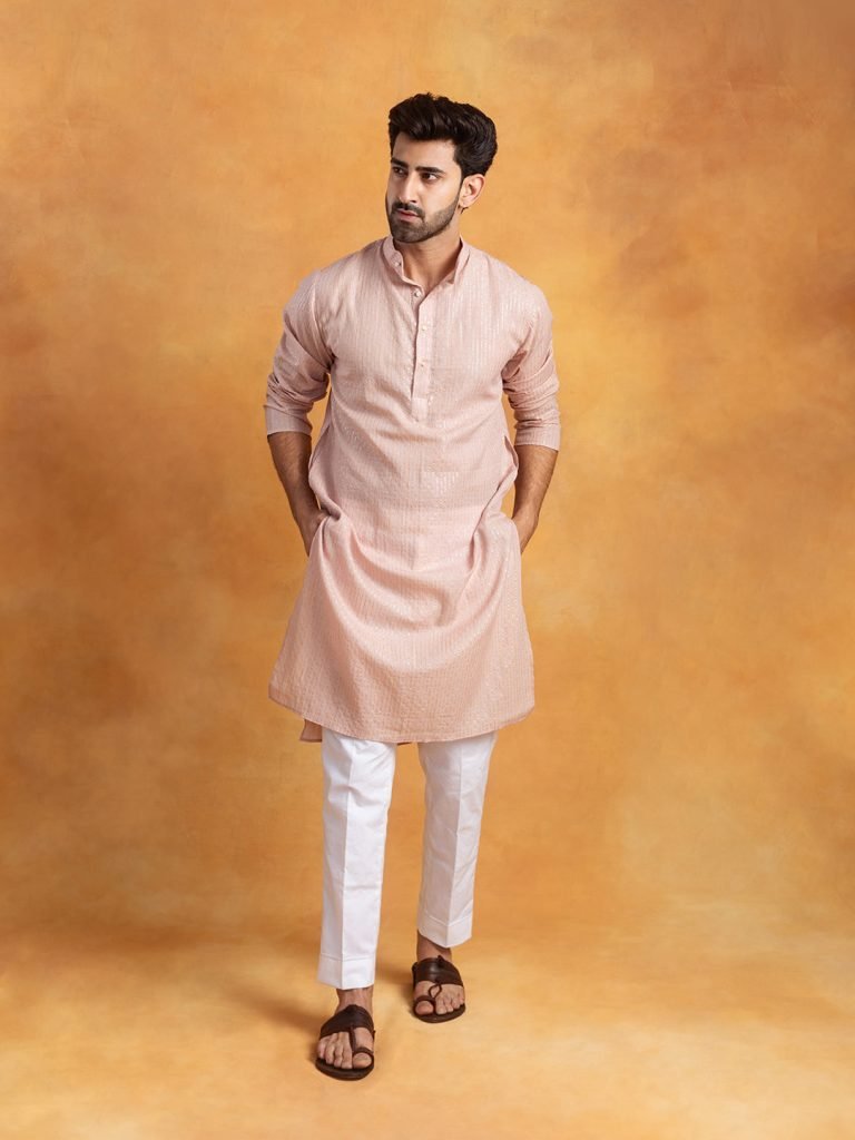 Dusty Rose Gleam Kurta