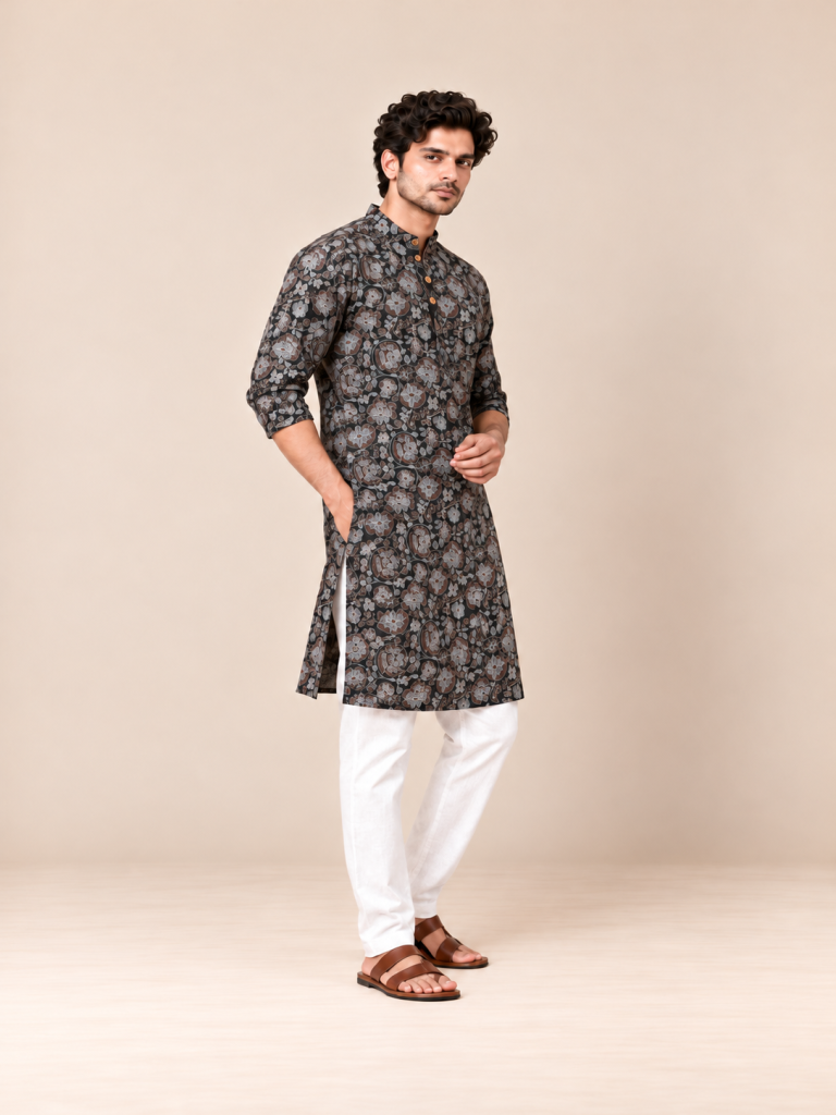 Gulzar Paisley Kurta — photograph 4